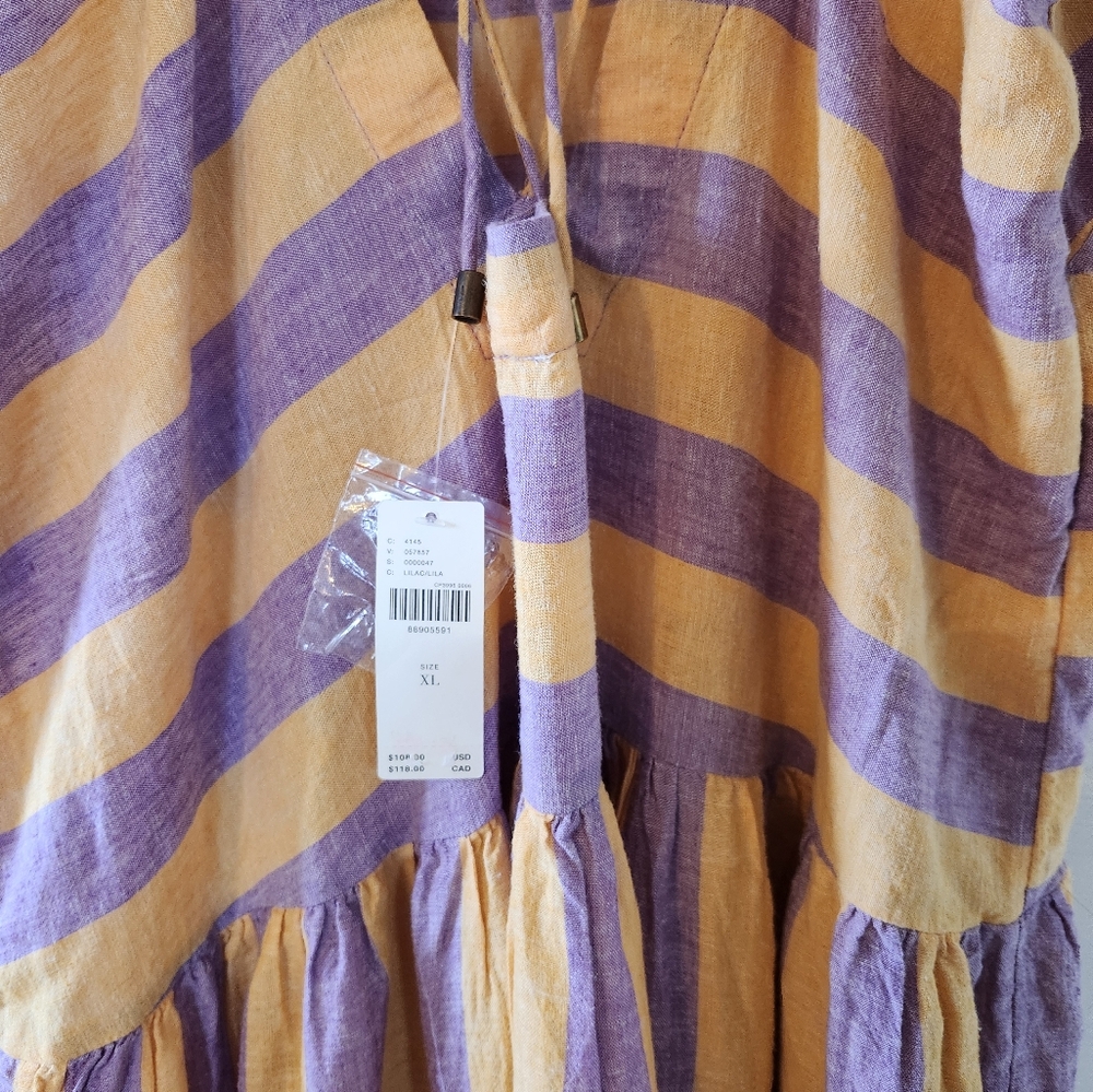NWT Anthropologie By Anthropologie Grommet Halter Maxi Dress Women's Size XL - Picture 7 of 9